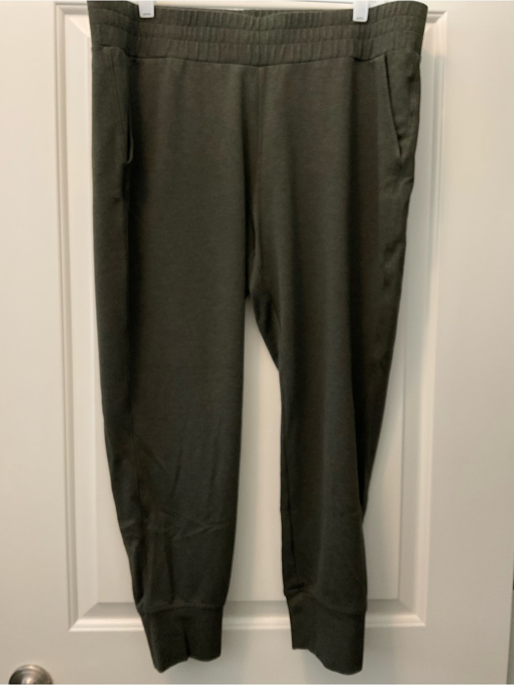 CAbi Olive Green Women's Track Joggers